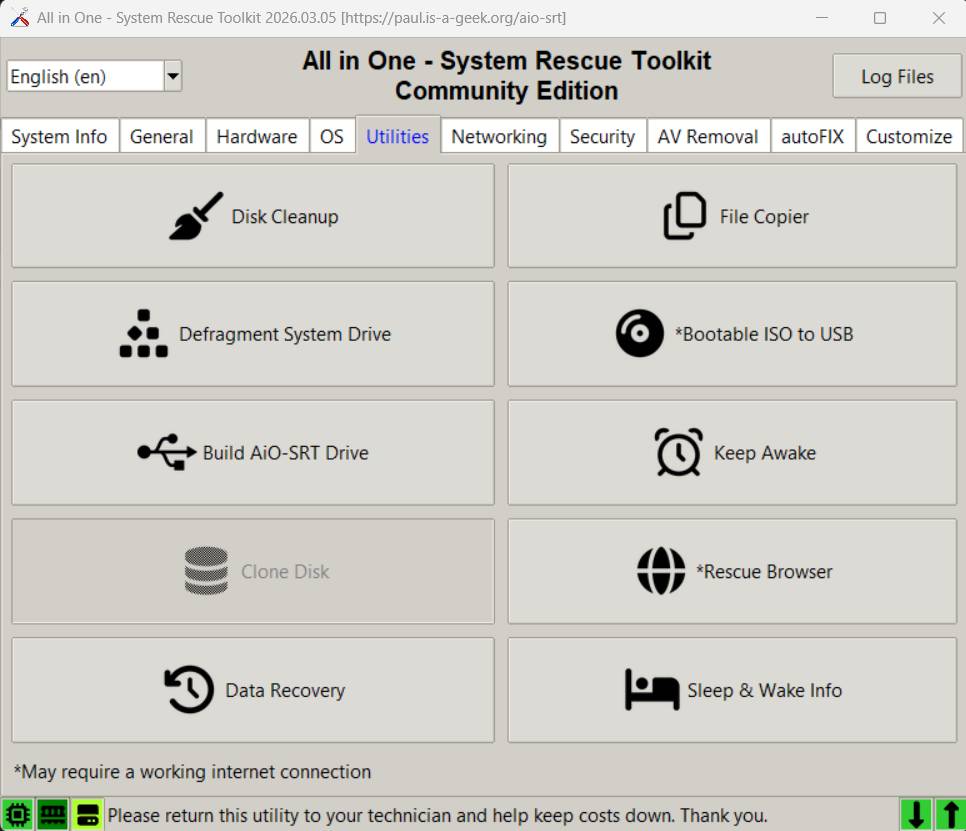 All in One – System Rescue Toolkit v2026.05.01 - Free Download ...
