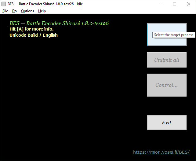 Windows 8 BES — Battle Encoder Shirasé 1.7.10 full Windows 8 BES — Battle Encoder Shirasé full