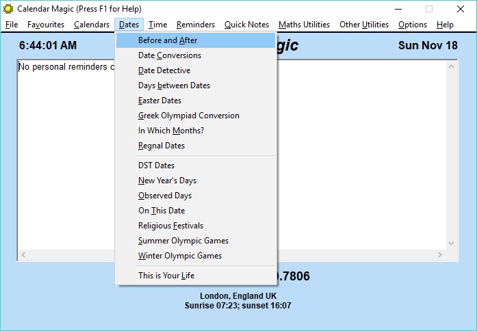 viewing calendar magic v19 1 oldergeeks com freeware downloads calendar conversions