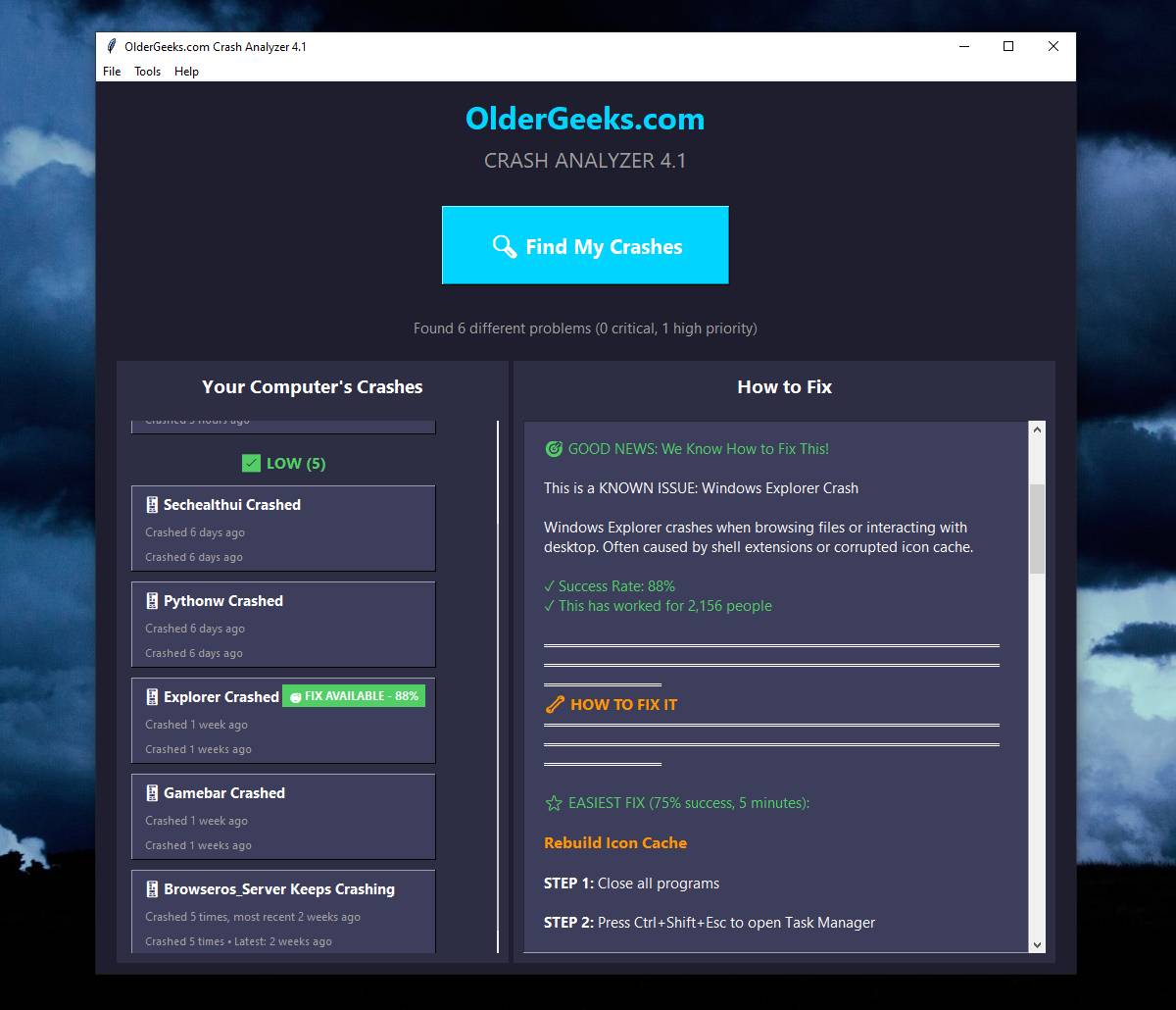 OlderGeeks.com Crash Analyzer v4.1.0 - Free Download - OlderGeeks.com ...