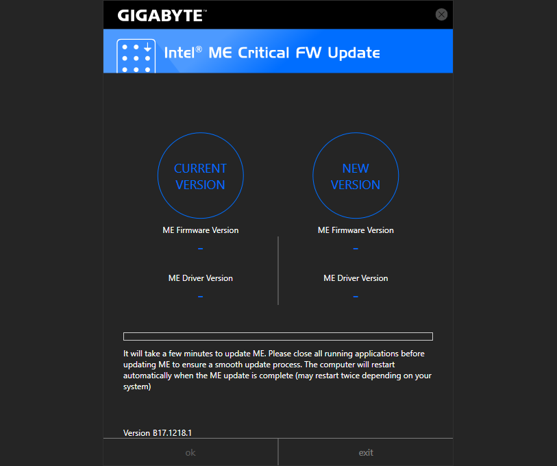 Intel update utility. Intel me. Intel me FW update Tool. Gigabyte Intel me critical FW update Utility. Gigabyte 2019 Intel.