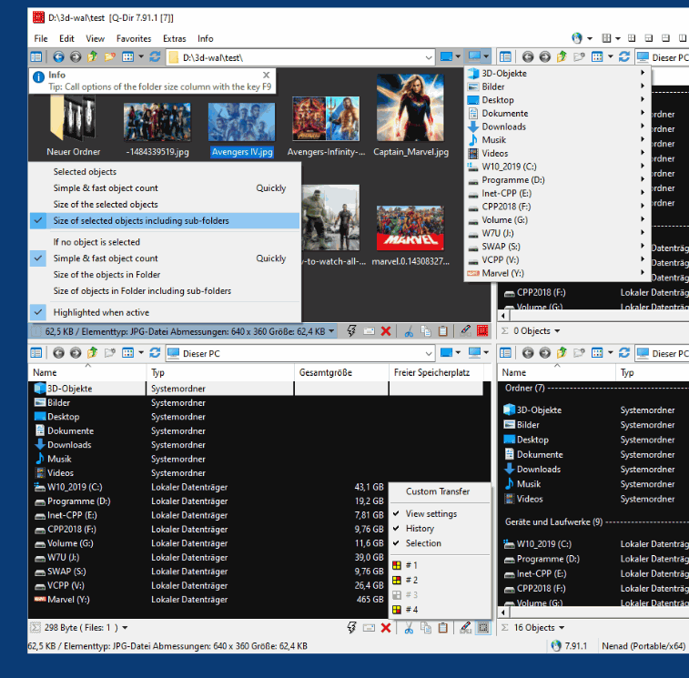 instaling Q-Dir 11.29