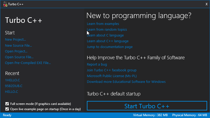 Revisiting Borland Turbo C And C++