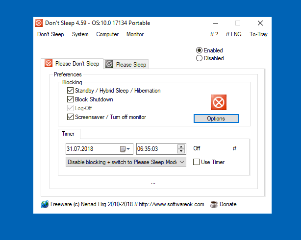 does sleep mode download files